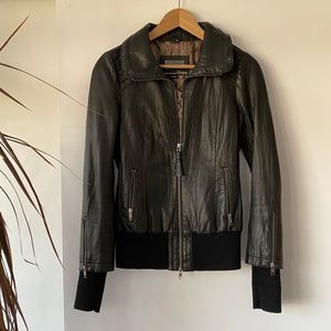 Aritzia Mackage Leather Jacket